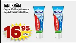 Matdax TANDKRÄM erbjuda