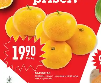 Willys Hemma SATSUMAS erbjuda