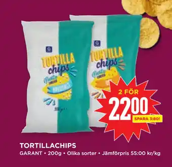 Willys Hemma TORTILLACHIPS erbjuda