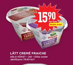 Willys Hemma LÄTT CREMÉ FRAICHE erbjuda