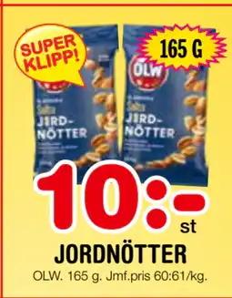 Nya Pulsen JORDNÖTTER erbjuda