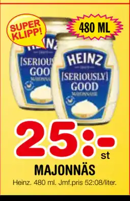 Nya Pulsen MAJONNÄS erbjuda