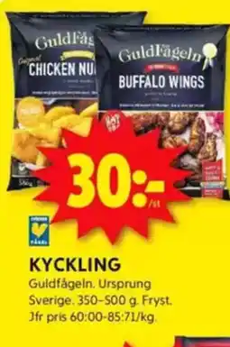 ICA Kvantum Guldfågeln Kyckling erbjuda