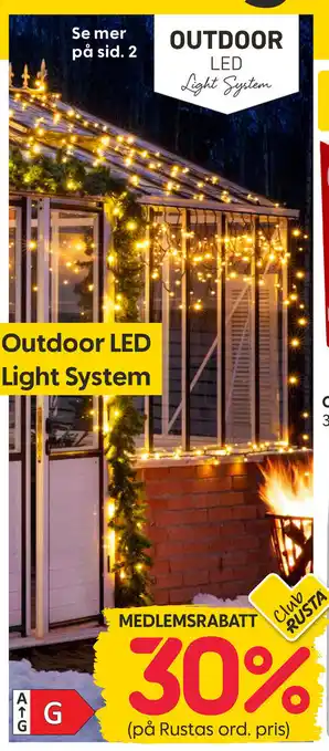 Rusta Outdoor led light system erbjuda