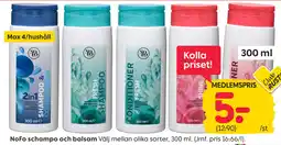 Rusta Nofo schampo och balsam erbjuda