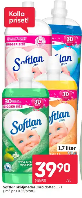 Rusta Softlan sköljmedel erbjuda