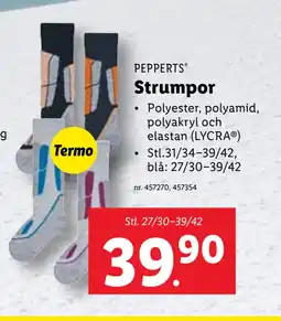 Lidl Strumpor erbjuda