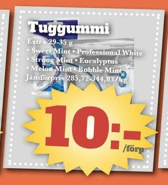Bonum Matmarknad Tuggummi erbjuda