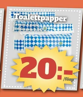 Bonum Matmarknad Toalettpapper erbjuda