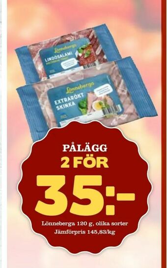 Bonum Matmarknad Pålägg erbjuda