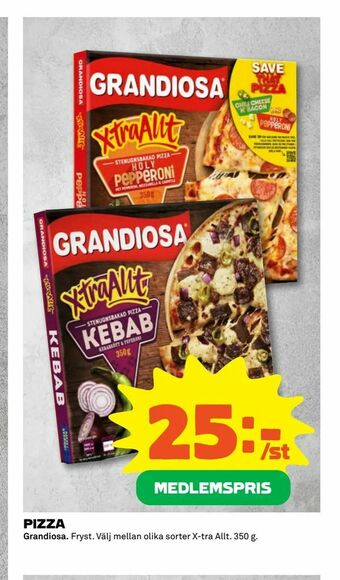 Coop Extra Pizza erbjuda