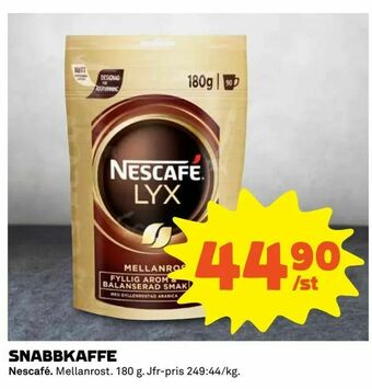 Coop Extra Snabbkaffe erbjuda