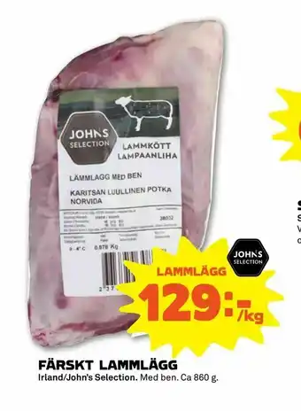 Coop Forum Färskt lammlägg erbjuda