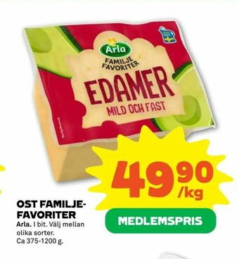 Coop Forum Ost familjefavoriter erbjuda