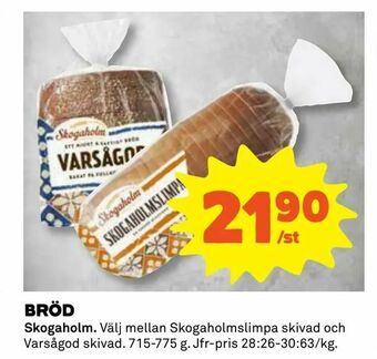 Coop Daglivs Bröd erbjuda