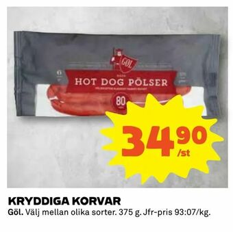 Coop Daglivs Kryddiga korvar erbjuda