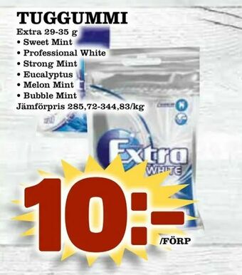 Din Mat Tuggummi erbjuda