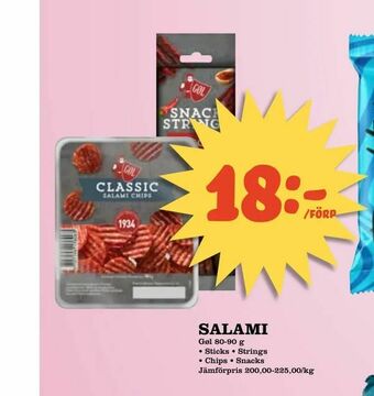 Din Mat Salami erbjuda