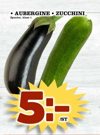 Din Mat Aubergine • zucchini erbjuda