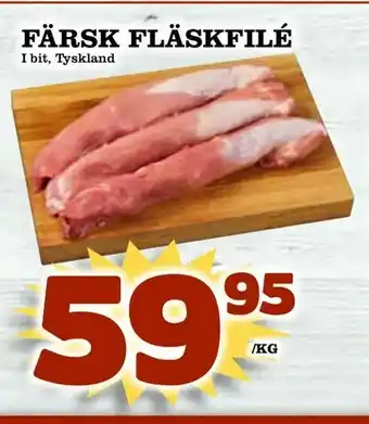 Färsk fläskfilé