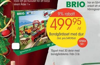 EKO Bondgårdsset med djur erbjuda
