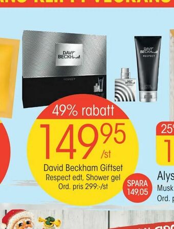 EKO David Beckham Giftset erbjuda