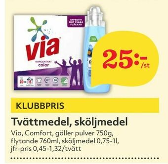 Hemköp Tvättmedel, sköljmedel erbjuda