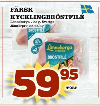 Matboden Ektorp Färsk kycklingbröstfilé erbjuda