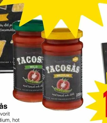 Matöppet Tacosås erbjuda