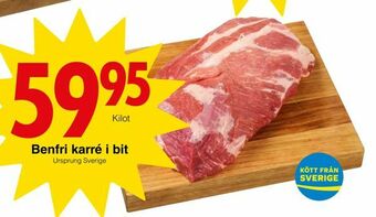 Matöppet Benfri karré i bit erbjuda