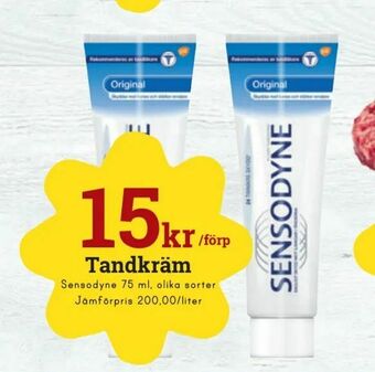 minmatbutik Tandkräm erbjuda