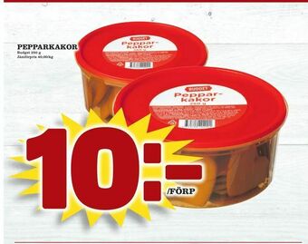 minmatbutik Pepparkakor erbjuda