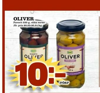 Nelins Oliver erbjuda