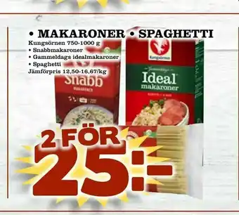 Nelins makaroner • spaghetti erbjuda