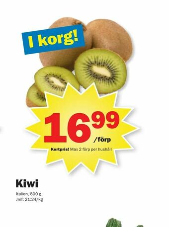 Pekås Kiwi erbjuda