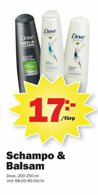 Pekås Schampo & Balsam erbjuda