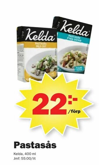 Pekås Pastasås erbjuda