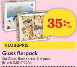 SIA Glass flerpack