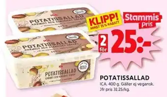 ICA Kvantum ICA Potatissallad erbjuda