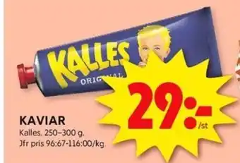 ICA Kvantum KALLES Kaviar erbjuda