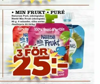 min frukt • puré