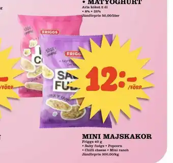 Prisma Mat Mini majskakor erbjuda
