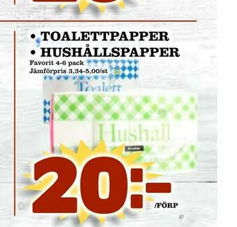 Prisma Mat toalettpapper • hushållspapper erbjuda
