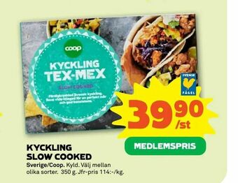 Stora Coop Kyckling slow cooked erbjuda