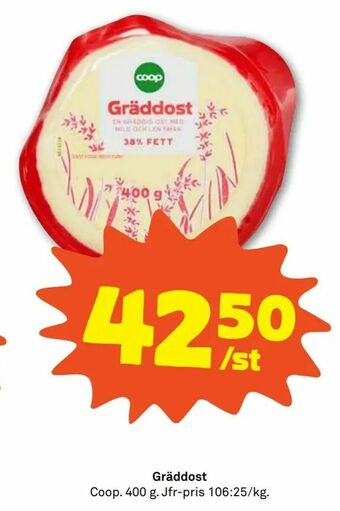 Stora Coop Gräddost erbjuda