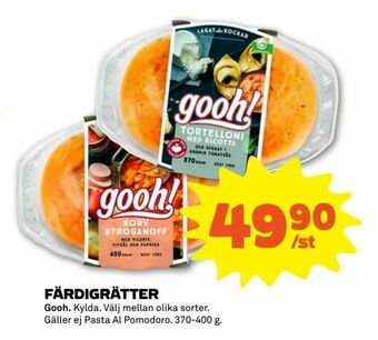 Stora Coop Färdigrätter erbjuda