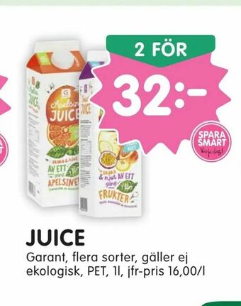 Tempo Juice erbjuda