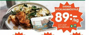 Tempo Svensk kycklingbröstfilé erbjuda