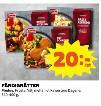 Coop Färdigrätter erbjuda