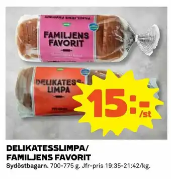 Delikatesslimpa/ familjens favorit
